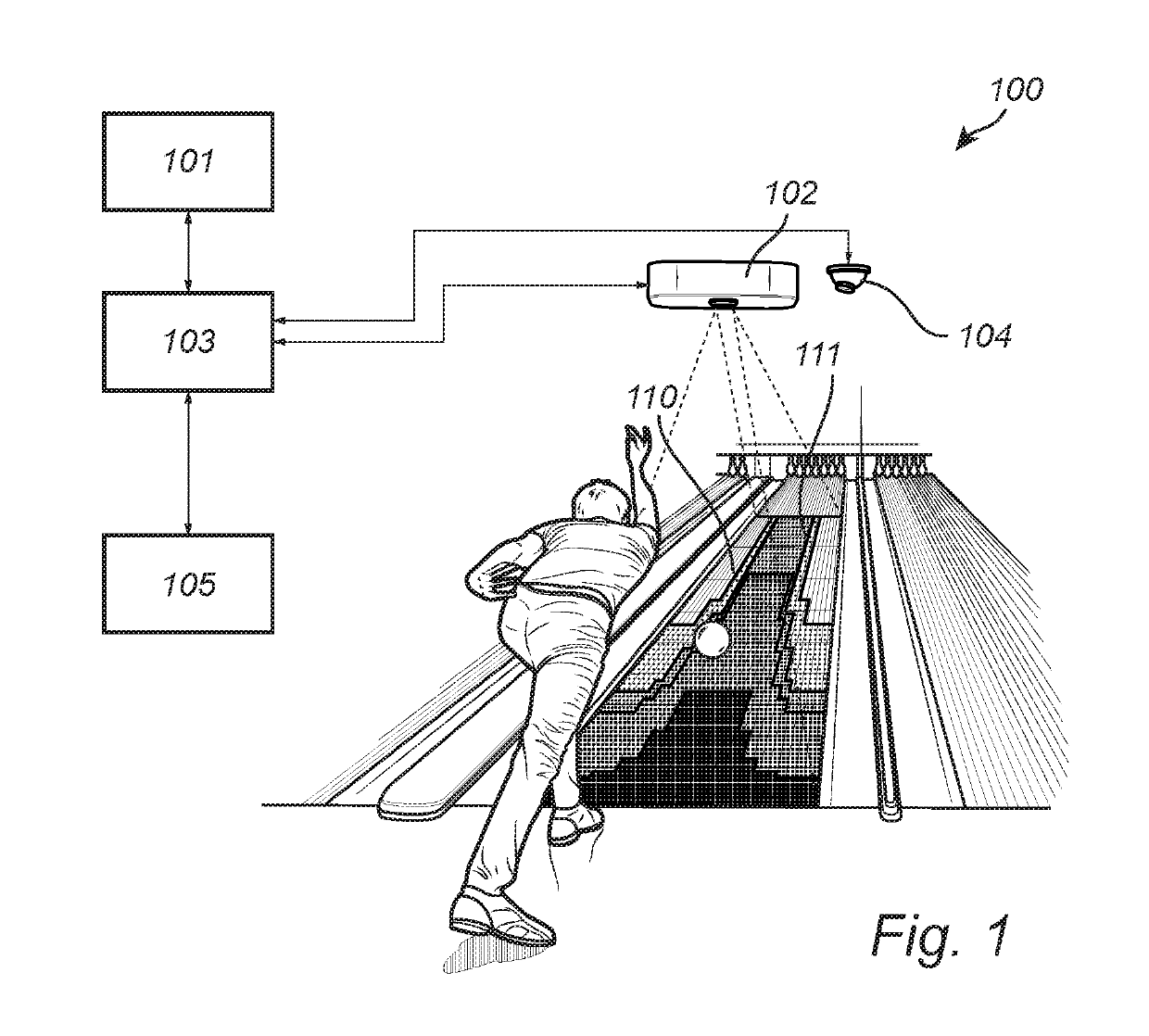 Systems for facilitating practice of bowling and related methods