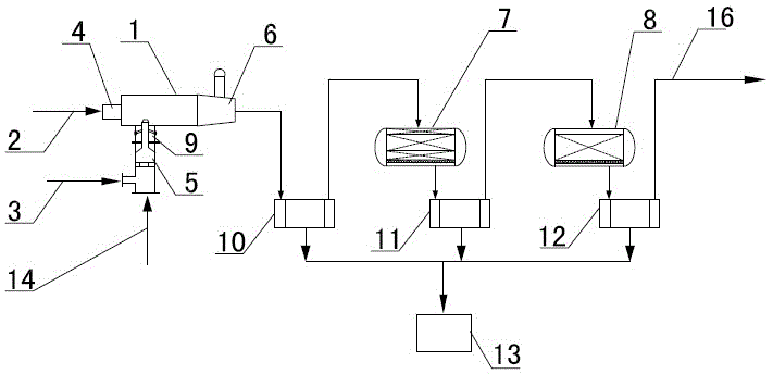 Alkylation waste acid treatment apparatus and method