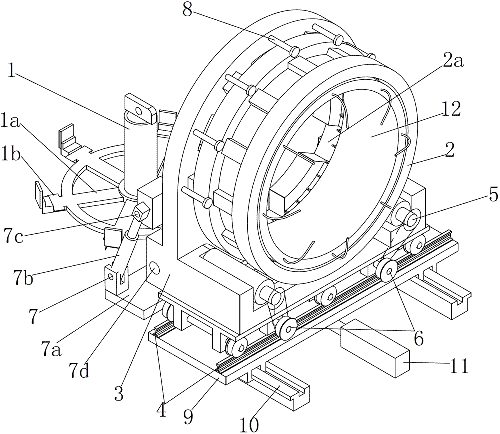 Device for dip coating and baking motor stator