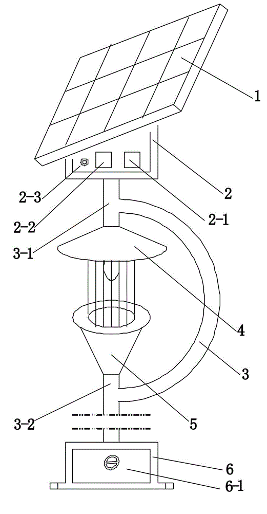 Solar insecticidal lamp