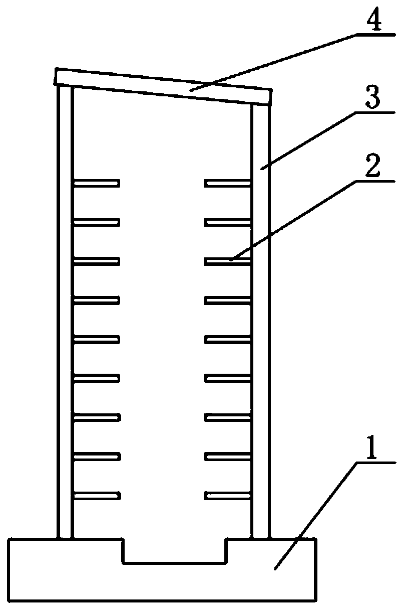 Steel coil horizontal storage stereoscopic warehouse goods shelf for iron cores