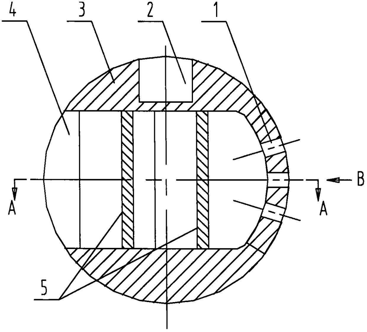 Ball valve core with flow rate regulating function