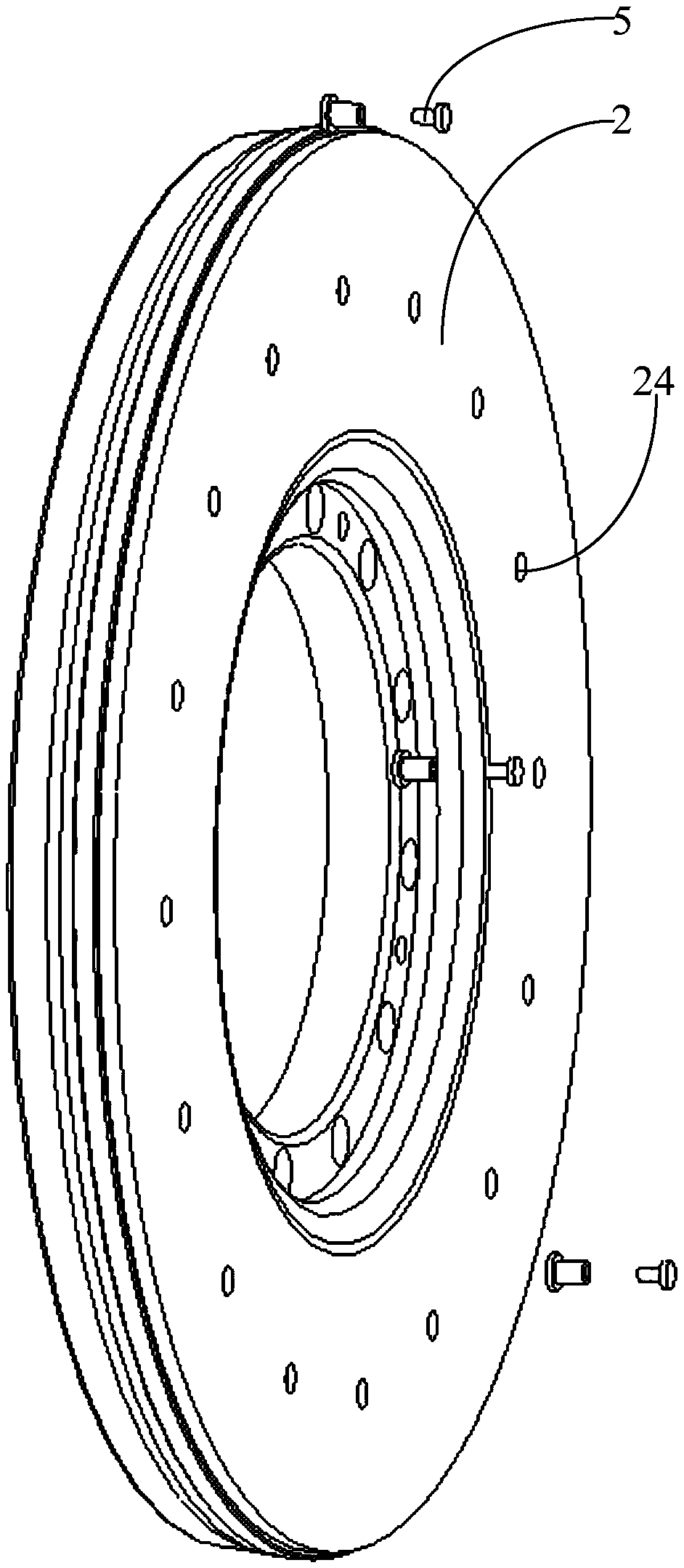 Rotor disk assembly and disk motor