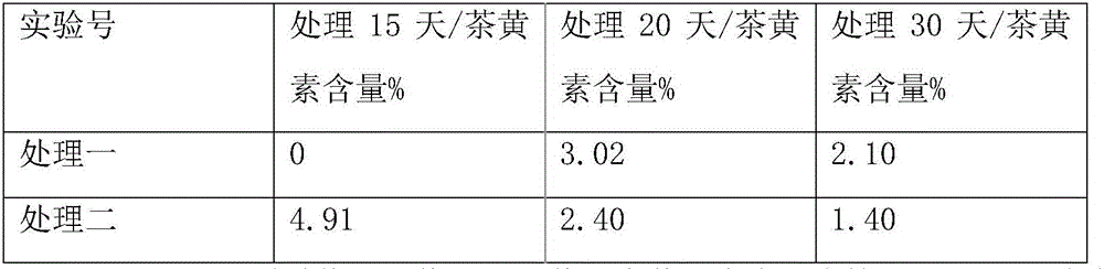 Static fermentation process for dark tea