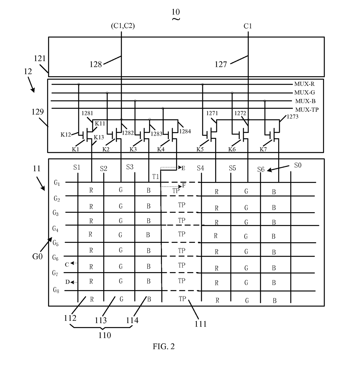 Touch panels and the driving method thereof