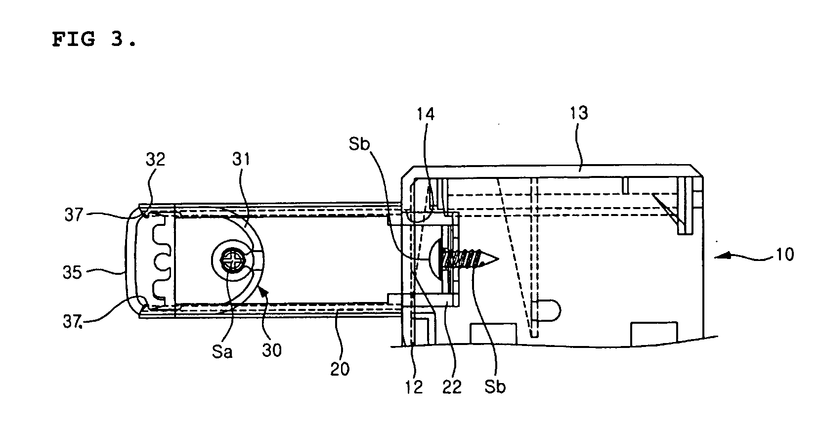 Handle assembly for refrigerator