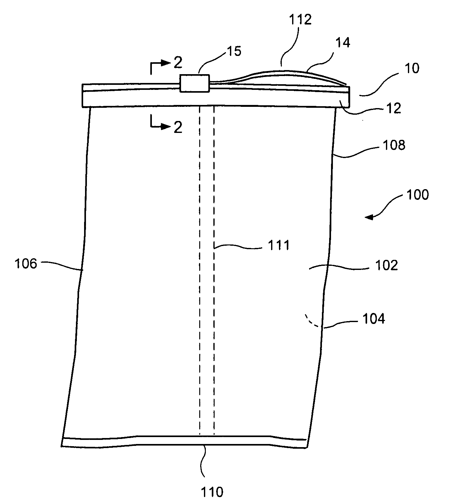 High burst zipper assembly for large reclosable packages