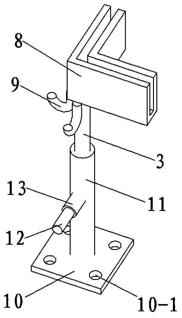 Non-slitting construction structure of concrete super-flat terrace