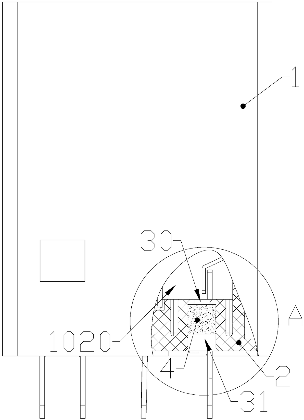 Relay, relay vacuumizing and air inflation system and relay vacuumizing and air inflation method