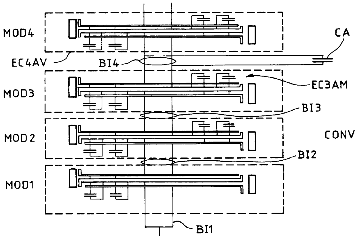 Practical structure for making a multilevel converter