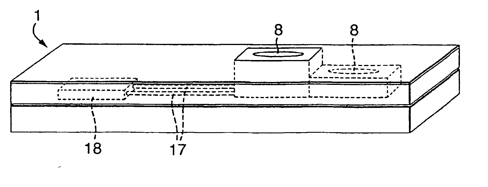 Method and device for monitoring analyte concentration by optical detection