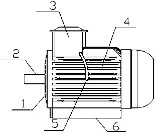 Novel explosion-proof motor shell