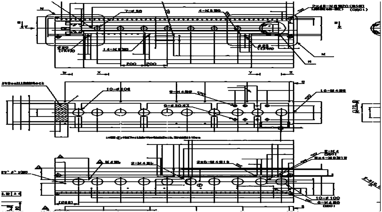 Processing center coordinate system setting method