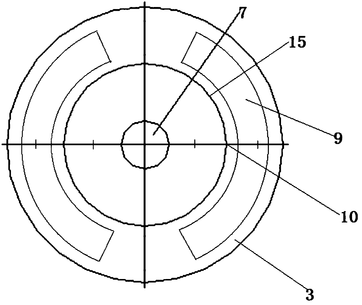 Disposable nursing device with functions of inverted-leakage prevention and collection of feces and urine