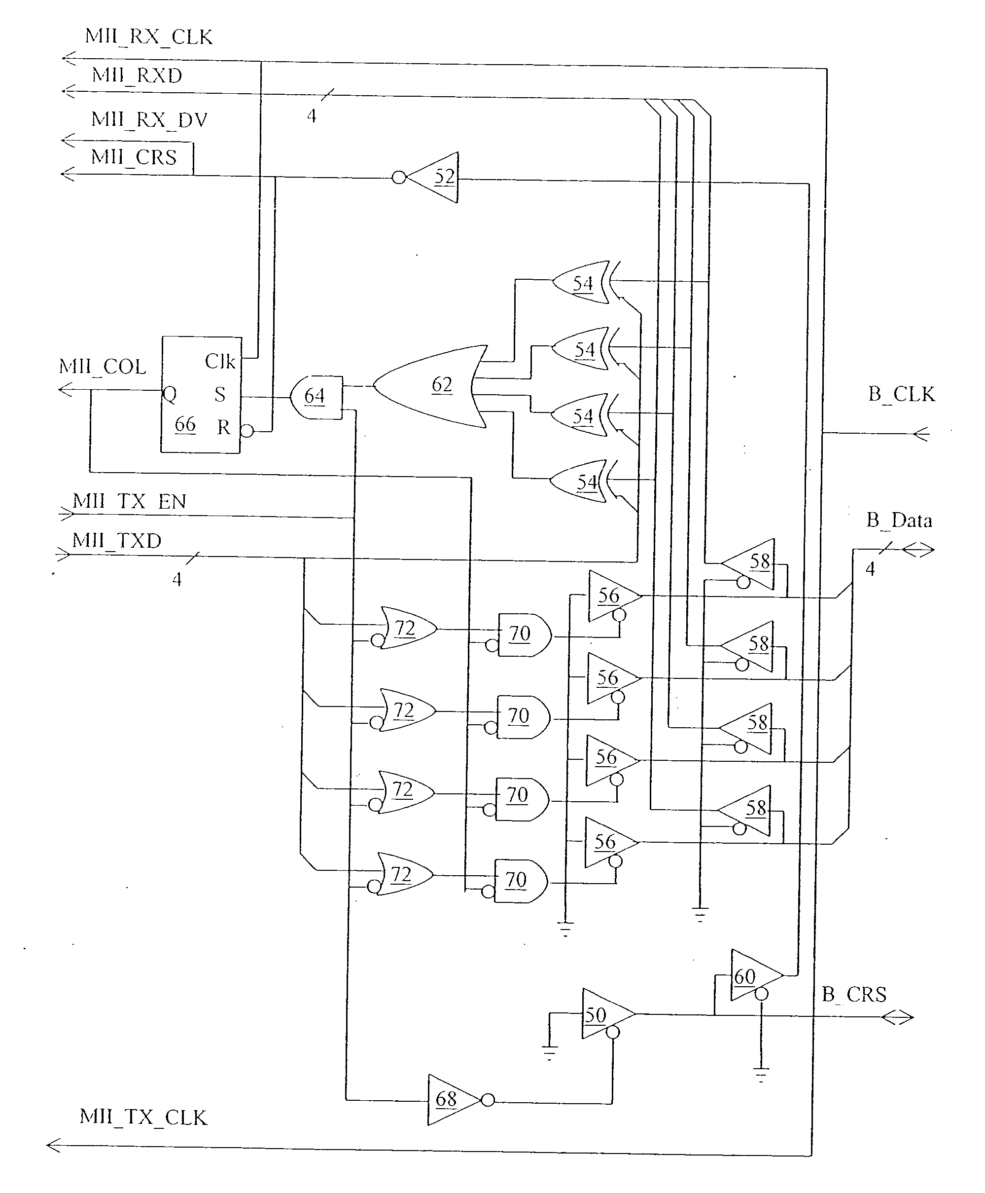 Bus network interface