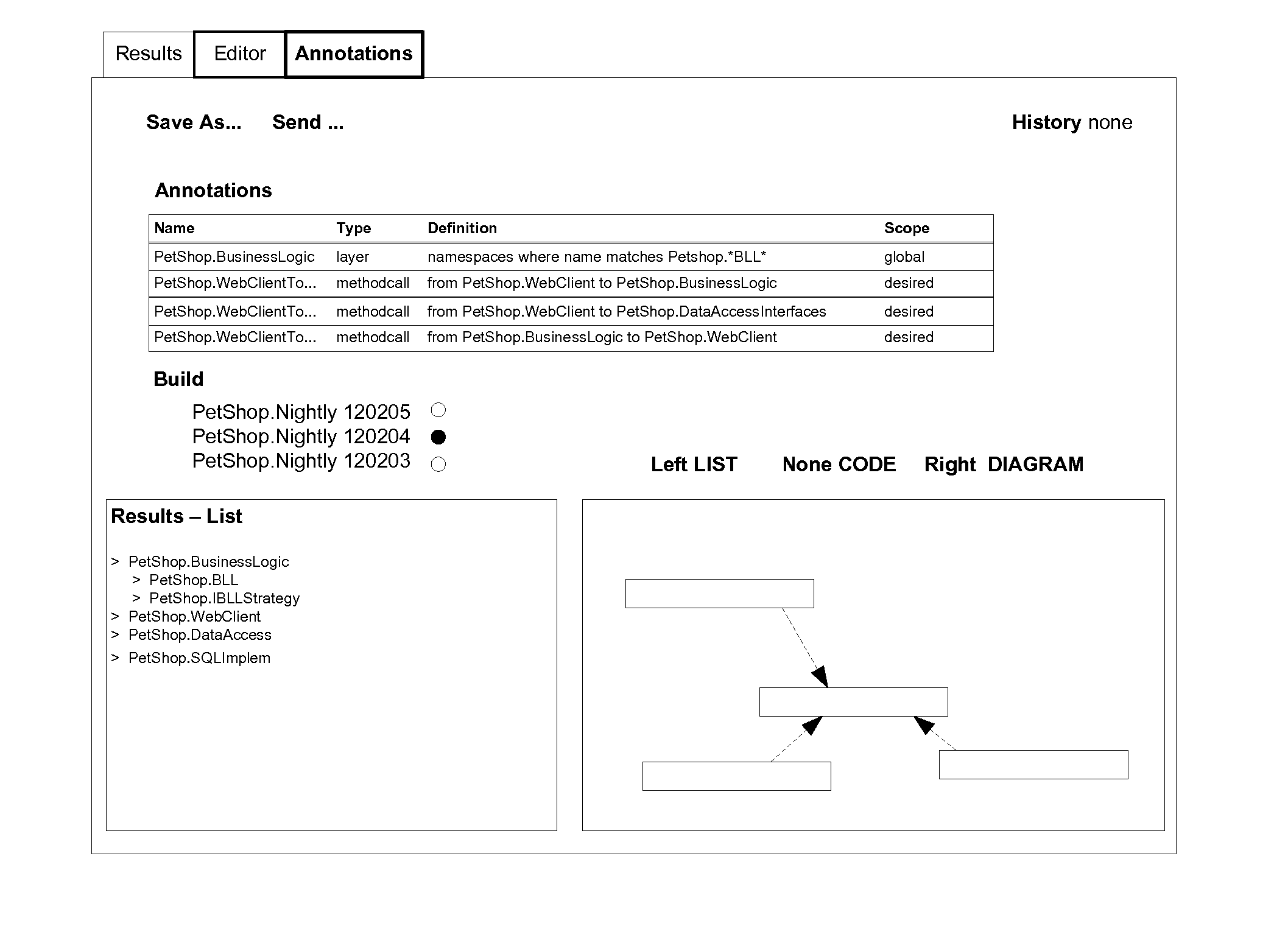 Query-Based Software System Design Representation