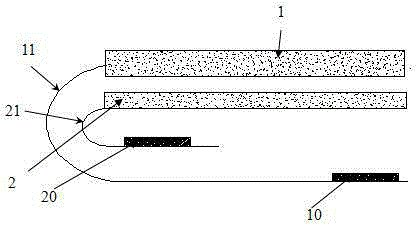 Electrode group structure of a polymer pouch battery