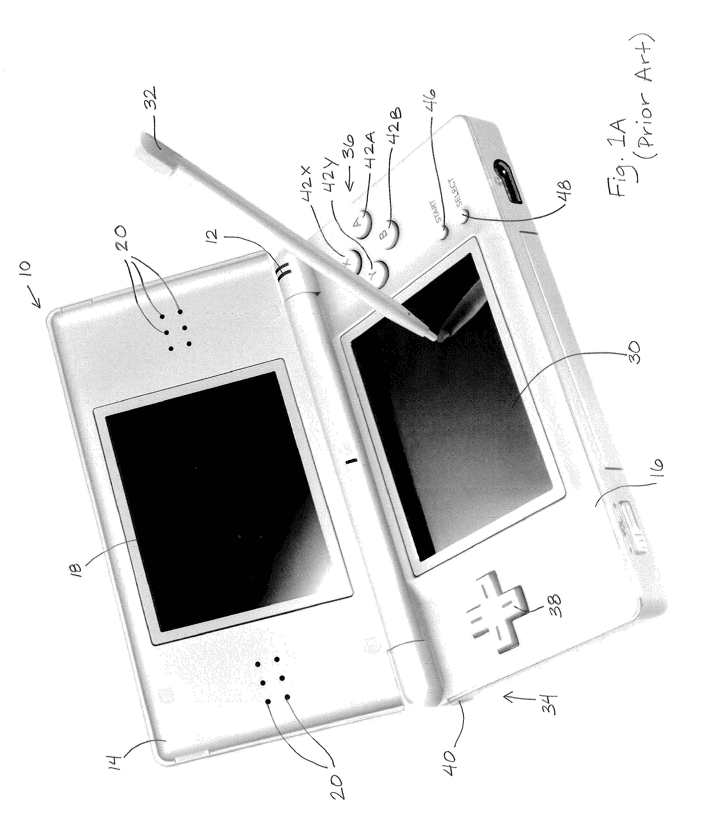 System for and method of operating video game system with control actuator-equipped stylus