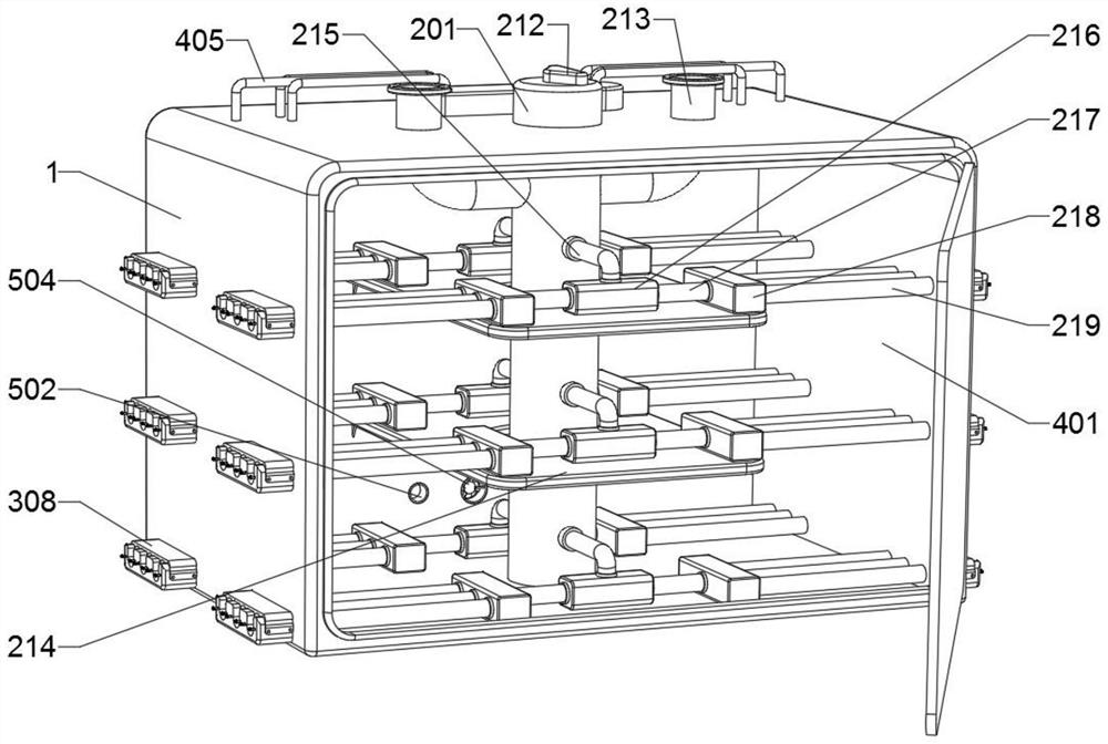 Household water house time-sharing control device based on information data of Internet of Things