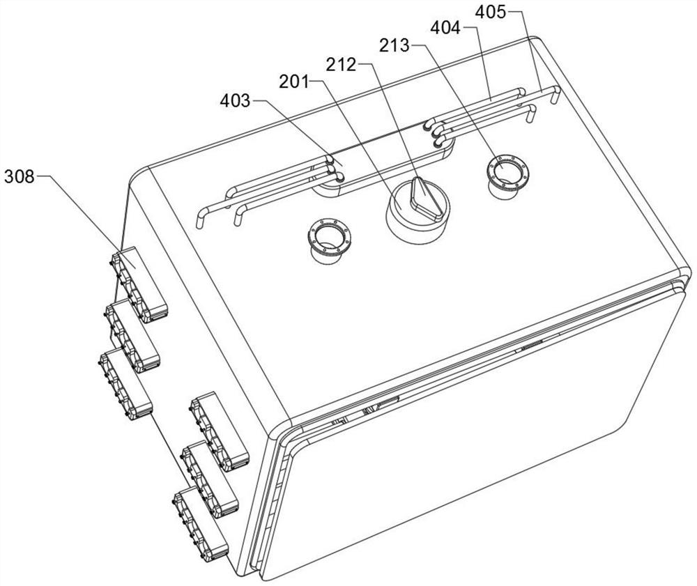 Household water house time-sharing control device based on information data of Internet of Things