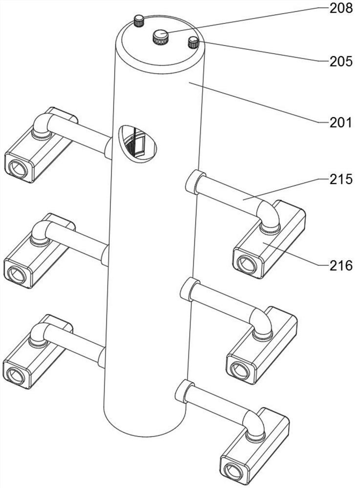 Household water house time-sharing control device based on information data of Internet of Things