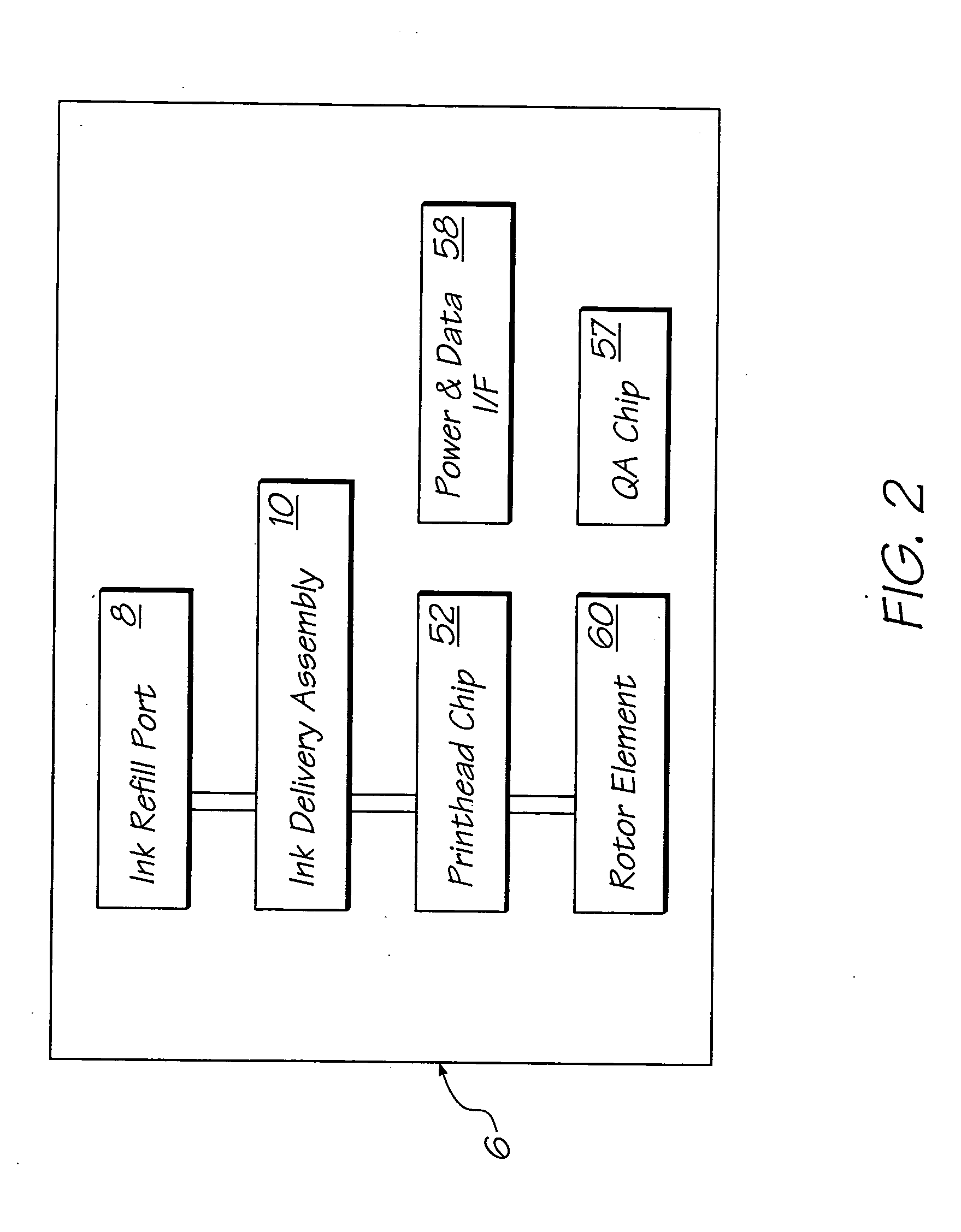 Inkjet printer cartridge with uniform compressed air distribution