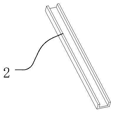 Installation method for replacing the guide rail of the sector section of the continuous casting machine