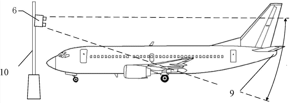 Airplane APU working condition monitoring system for airport