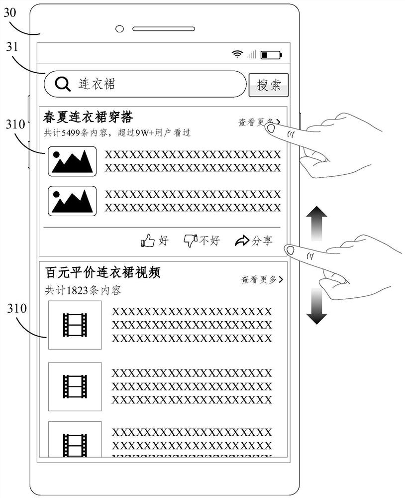 Search result display method and device, equipment and medium