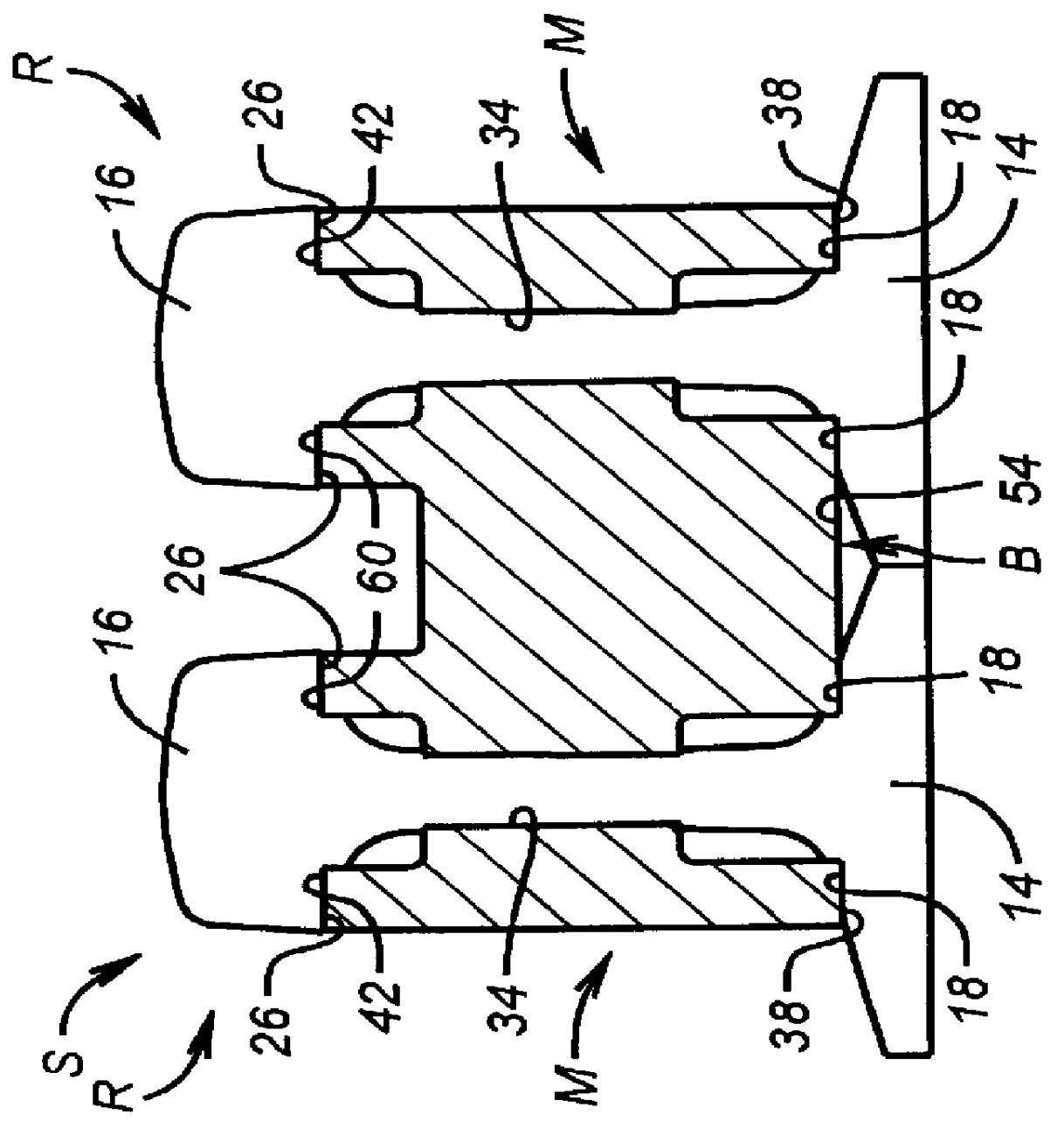 Flat and planar match system between rails and fillers to railroad turnouts and crossings