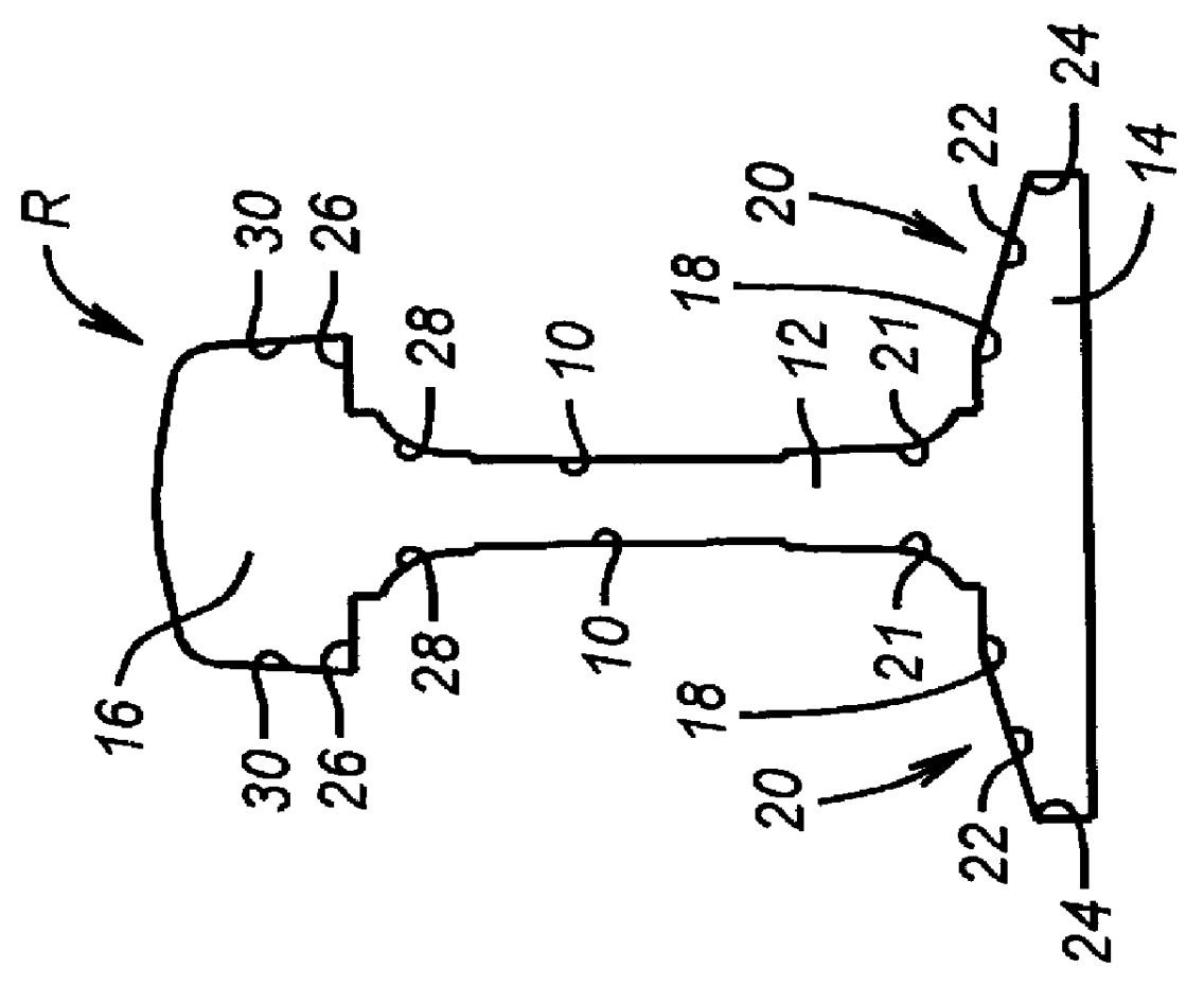 Flat and planar match system between rails and fillers to railroad turnouts and crossings