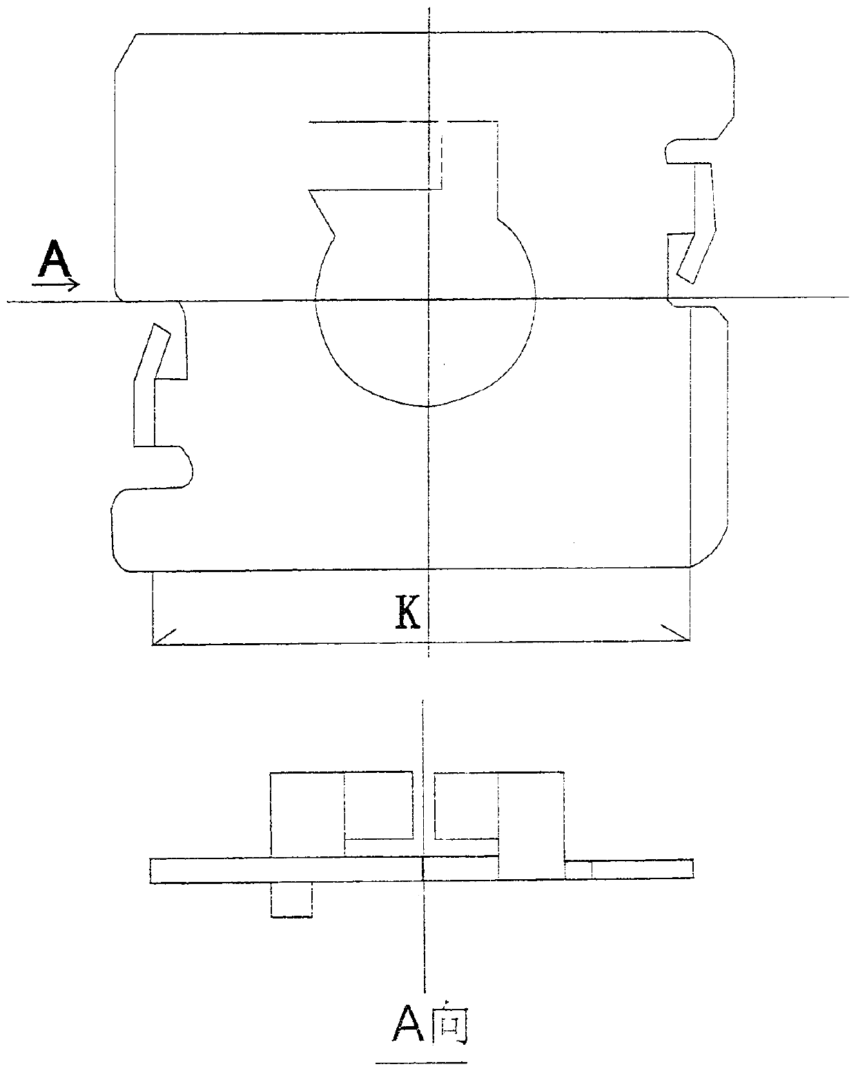 Elastic gasket-screw interlocking check bolt assembly