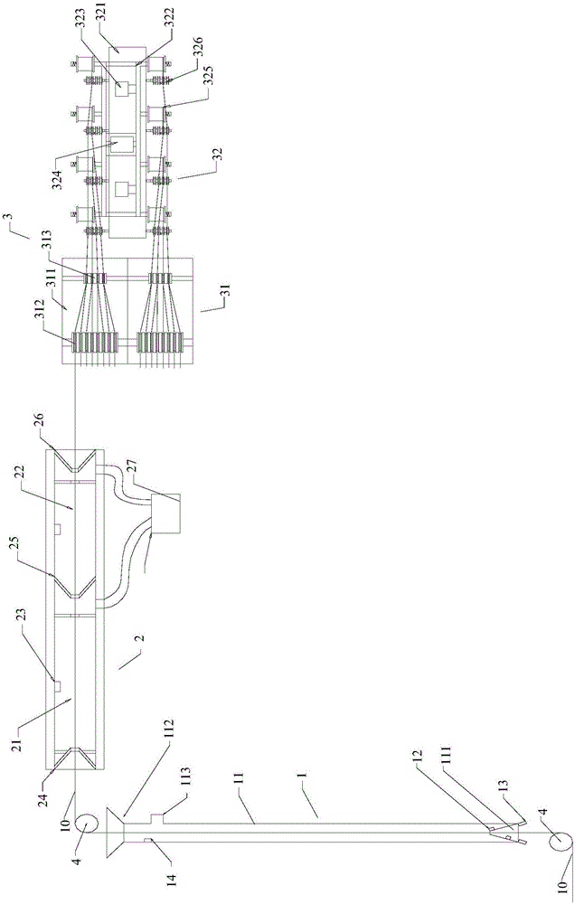 Preparing device for strengthening core