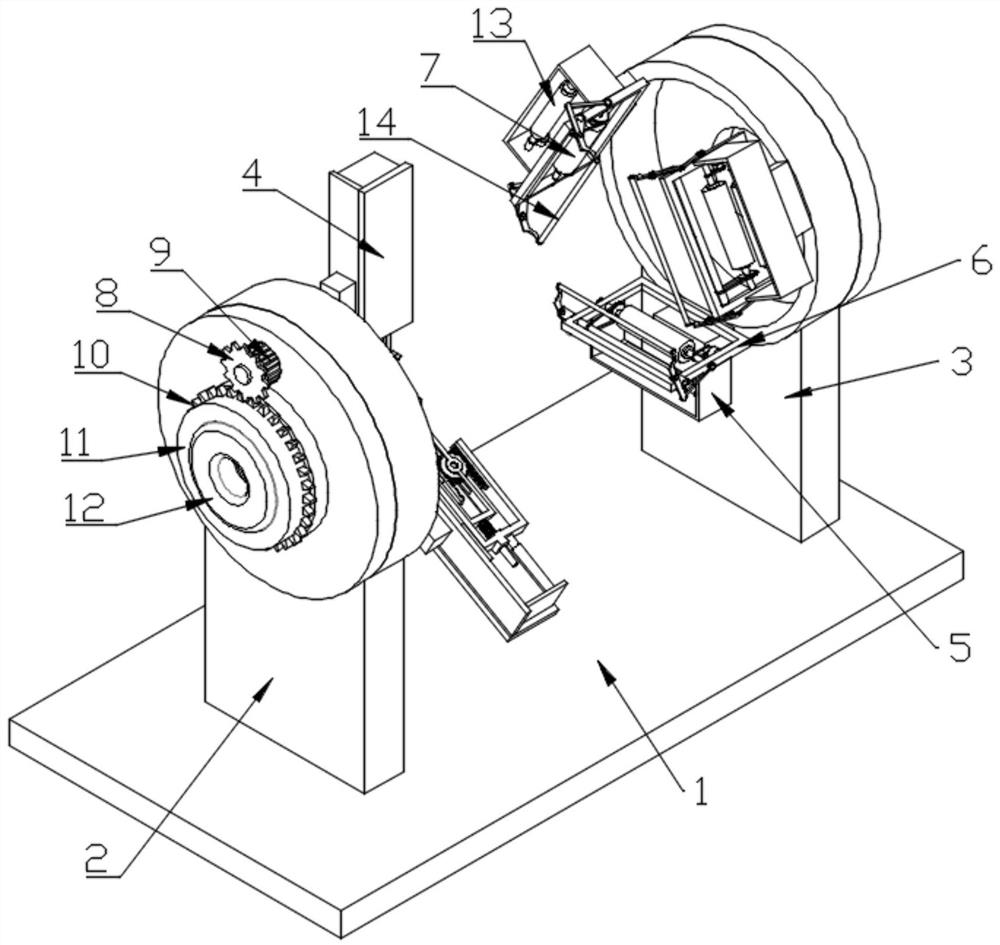 Separation and recovery device based on waste cable