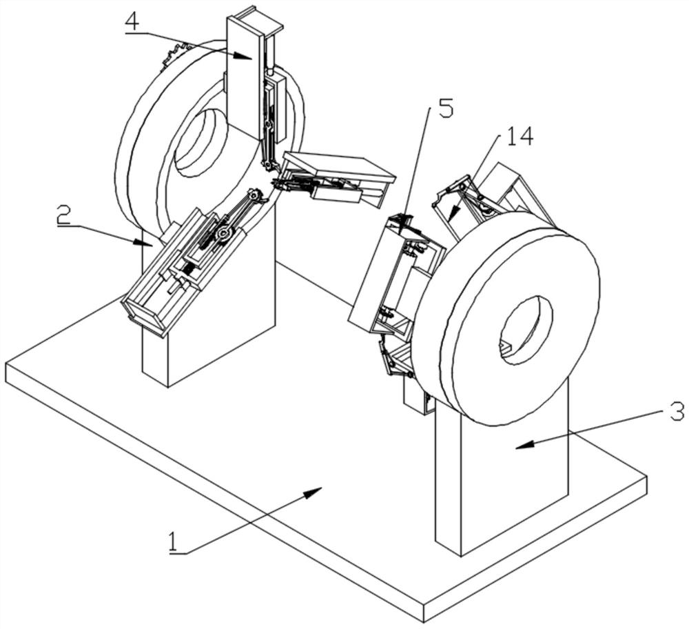 Separation and recovery device based on waste cable