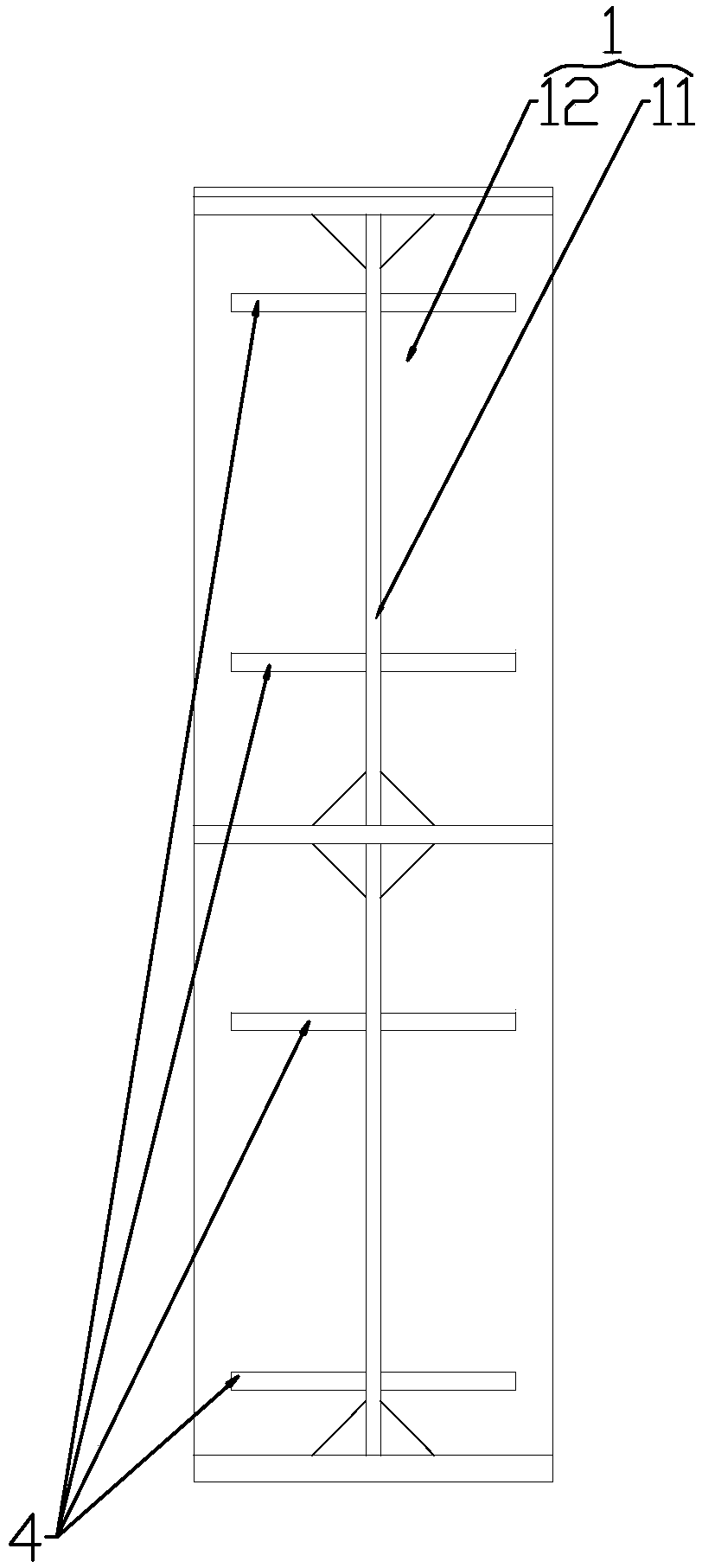 Connecting method of non-supporting-type composite floor slab and PEC shear wall