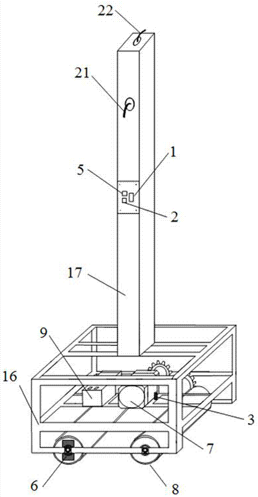 Intelligent isolation device forming tidal lane and using method