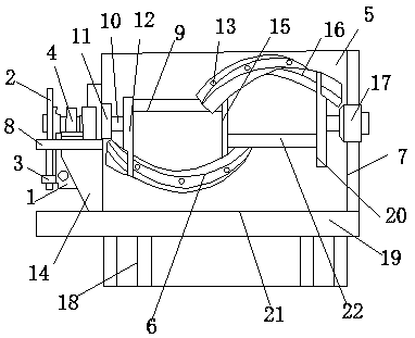 Cement mortar stirring device