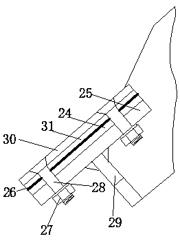 Cement mortar stirring device