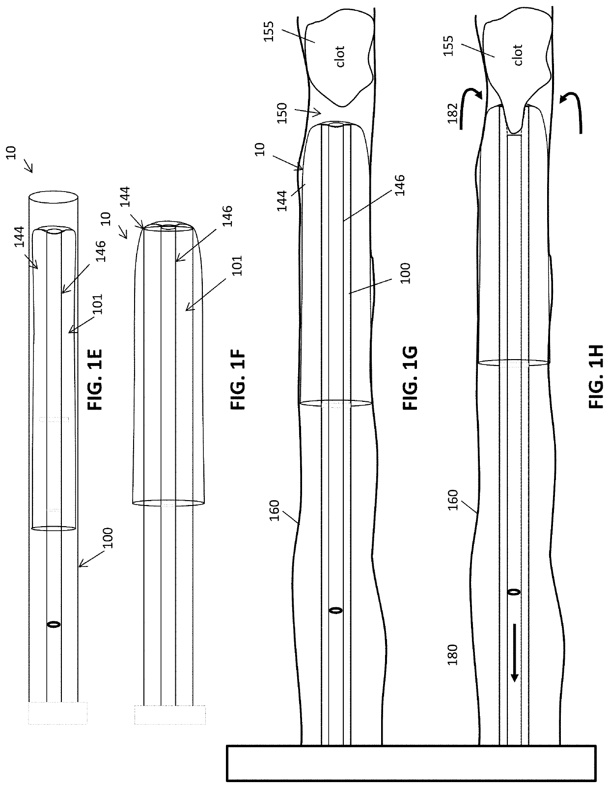 Inverting thrombectomy apparatuses and methods