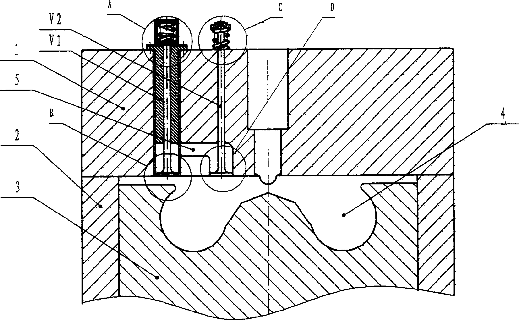 Combustion system of internal combustion engine