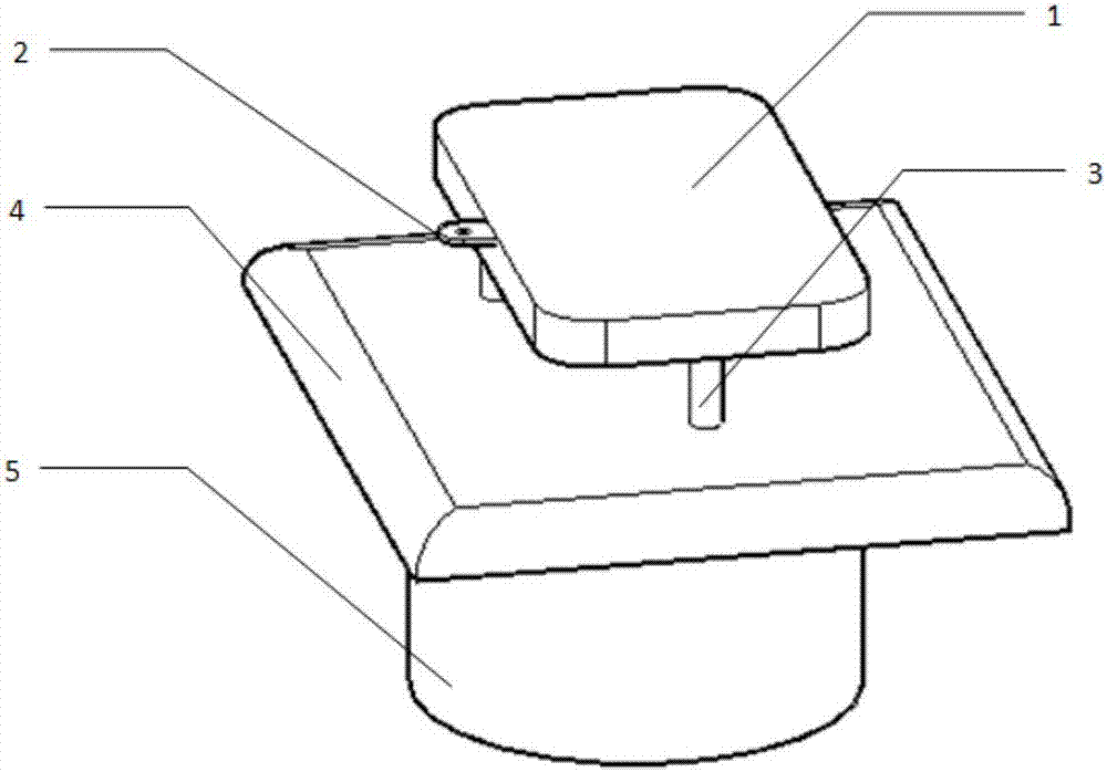 Measure point device suitable for ground surface settlement of shallow-buried tunnel and observation method