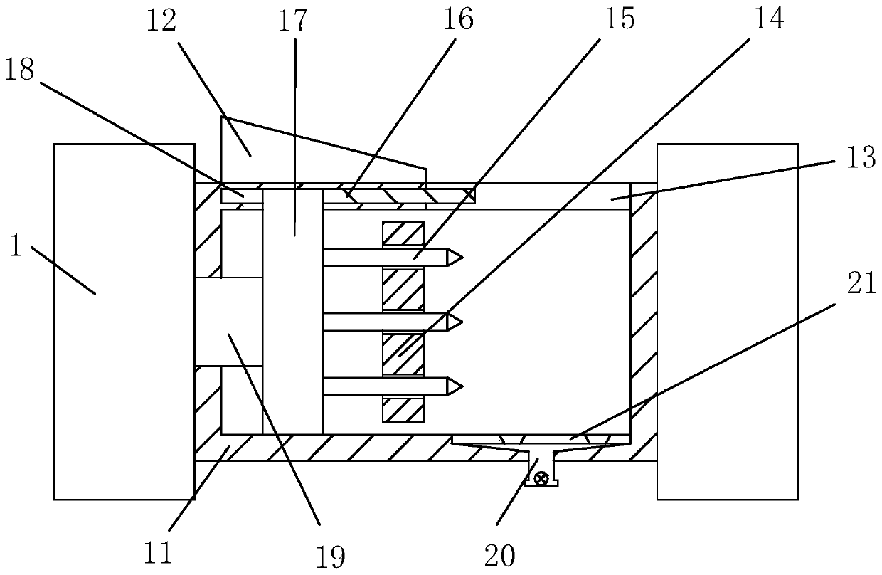 A river floating garbage salvage briquette treatment device