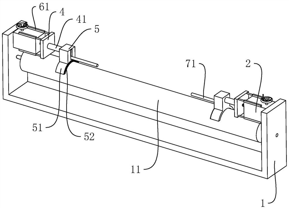 Winding device of warp knitting machine and processing technology applying same