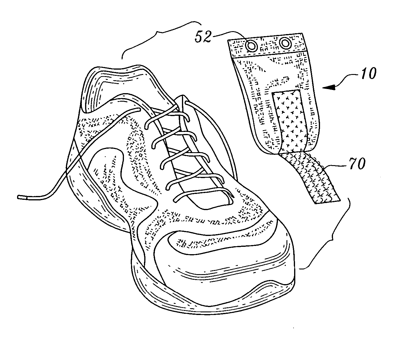 Method and apparatus for removable shoe weights