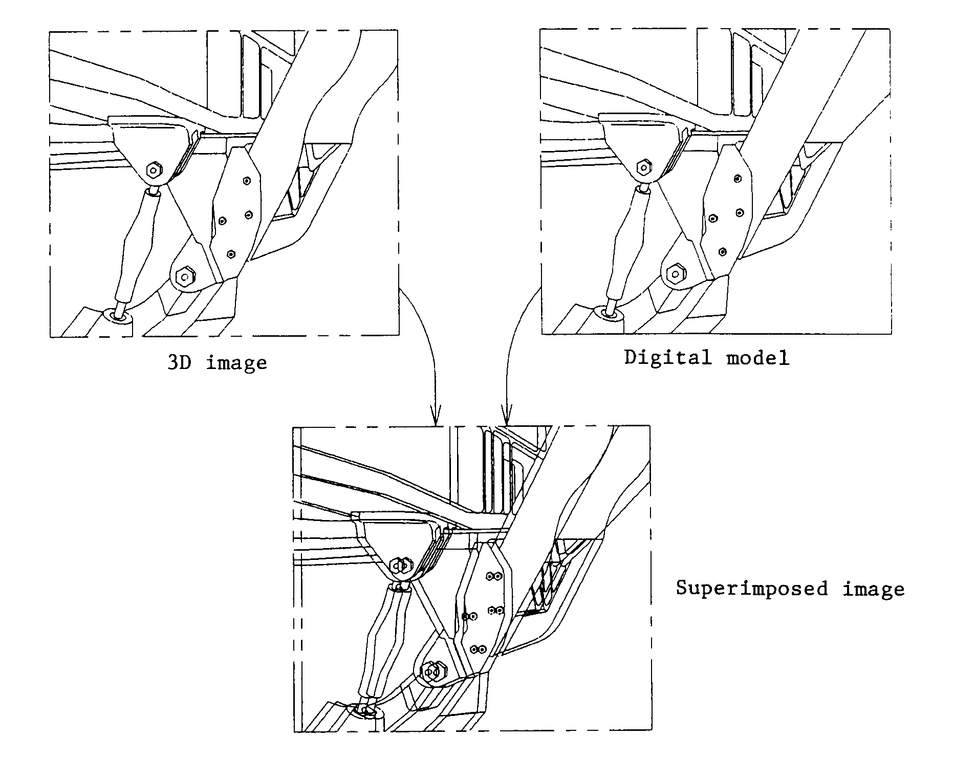 Method and system for the remote inspection of a structure