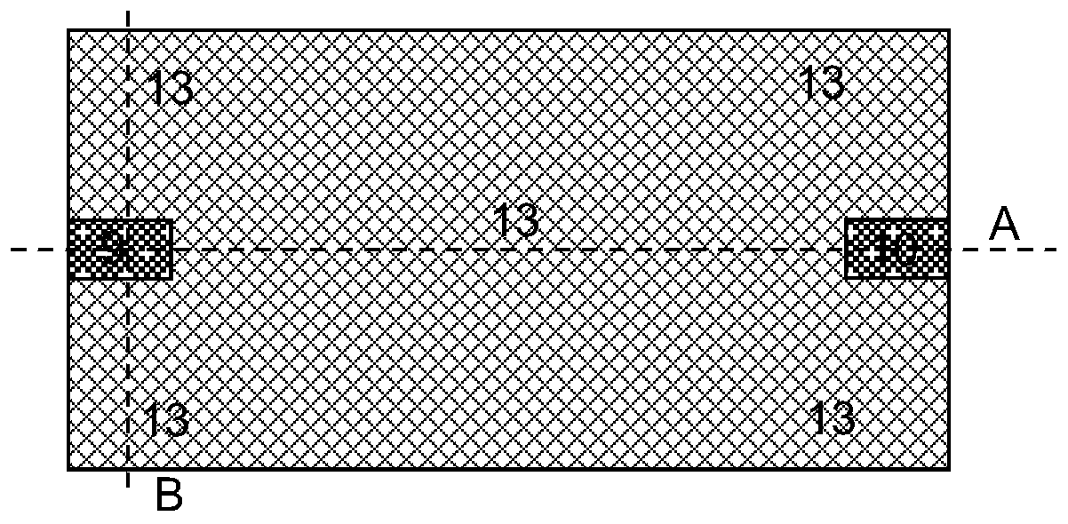 A source-drain resistance variable H-shaped gate-controlled bidirectional switch transistor and its manufacturing method