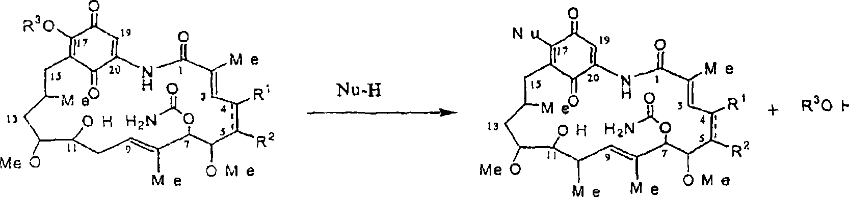 Process for preparing 17-allyl amino geldanamycin (17-AAG) and other ansamycins