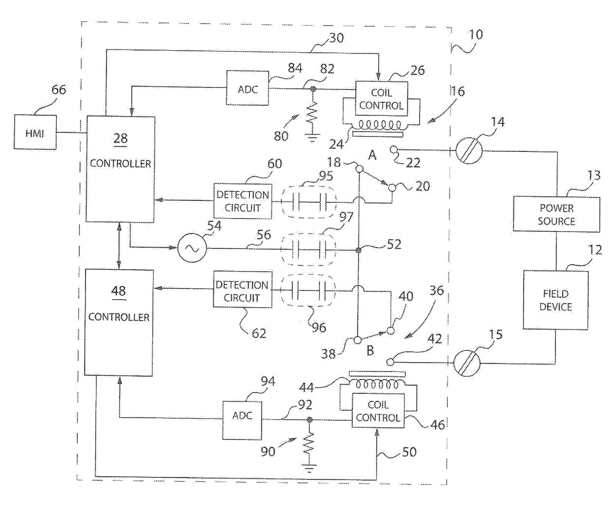 Electrical Relay System with Failure Detection