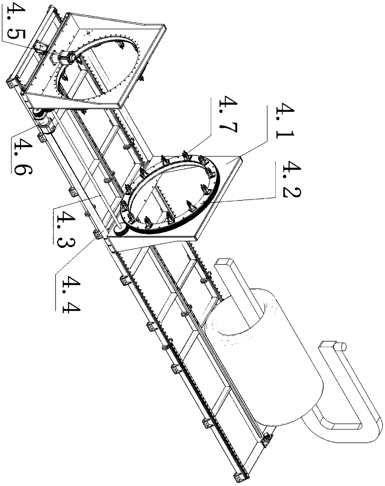 Intelligent bagging device for rod wire rolls